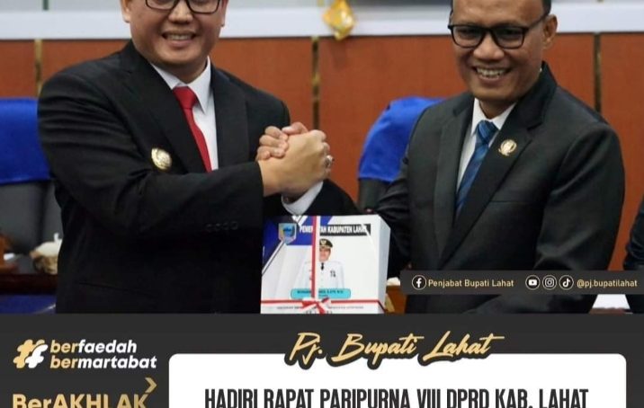 DPRD Lahat Bahas LKPJ Bupati Lahat Akhir Tahun Anggaran 2023