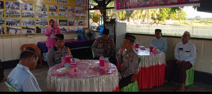 WAKAPOLRES POHUWATO SAFARI RAMADHAN DI POLSEK PATILANGGIO
