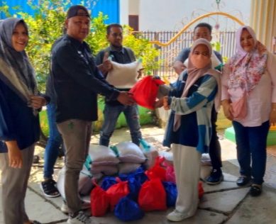 PTBA Kembali Berbagi Sembako Dengan Kalangan Jurnalis  Kabupaten Lahat