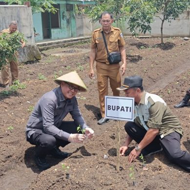 PJ Bupati Lahat Launching Gerakan Menanam Cabe Serentak di Koramil 405-07/Pulau Pinangan