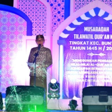 Pelaksanaan MTQ Kecamatan Buntulia, Di Buka Bupati Pohuwato