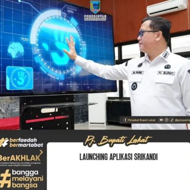 PJ. Bupati Lahat Launching Aplikasi Srikandi