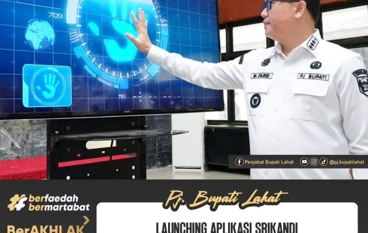 PJ. Bupati Lahat Launching Aplikasi Srikandi