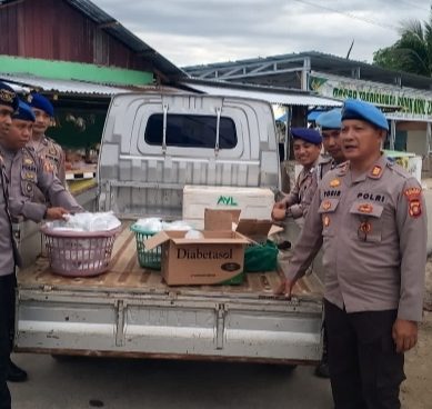 SATKER POLRES POHUWATO BERBAGI KEBAHAGIAN DI BULAN SUCI RAMADHAN