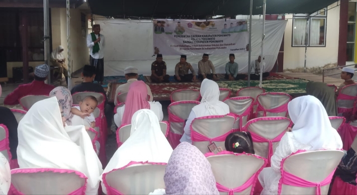 FORKOPIMDA POHUWATO BERSAMA BAZNAS SAFARI RAMADHAN 1445 H DI KECAMATAN PAGUAT