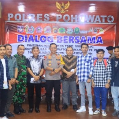 Kapolda Gorontalo Ikuti Dialog Bersama Forkopimda Provinsi Gorontalo dan Masyarakat Pohuwato