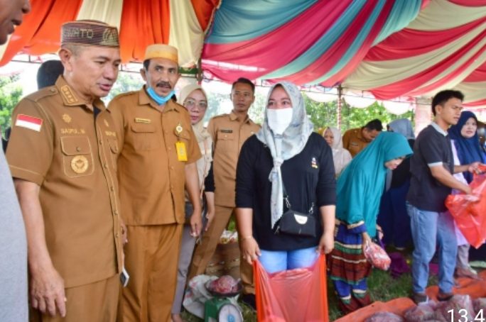 Bupati Saipul Mbuinga Pantau Pasokan Dan Harga Pangan Jelang Idul Fitri