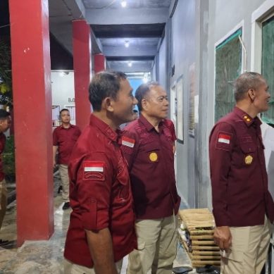Kakanwil Kemenkumham Gorontalo Melihat  langsung aktivitas WBP Pohuwato pada malam hari