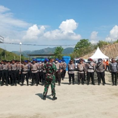 TNI-Polri Sinergi Dalam Pengamanan Kunjungan Presiden ke Bendungan Bulango Ulu