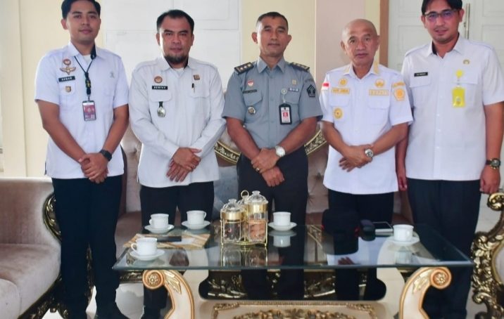 Bupati Saipul A. Mbuinga Sambut Silaturahmi Plh Kalapas Pohuwato