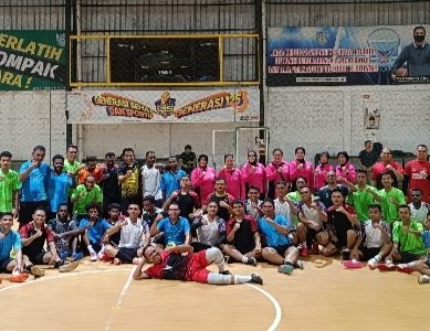Pertandingan Futsal Bersama Mahasiswa Papua Meriahkan HUT Yayasan Kemala Bhayangkari Ke-44