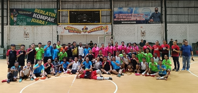 Pertandingan Futsal Bersama Mahasiswa Papua Meriahkan HUT Yayasan Kemala Bhayangkari Ke-44