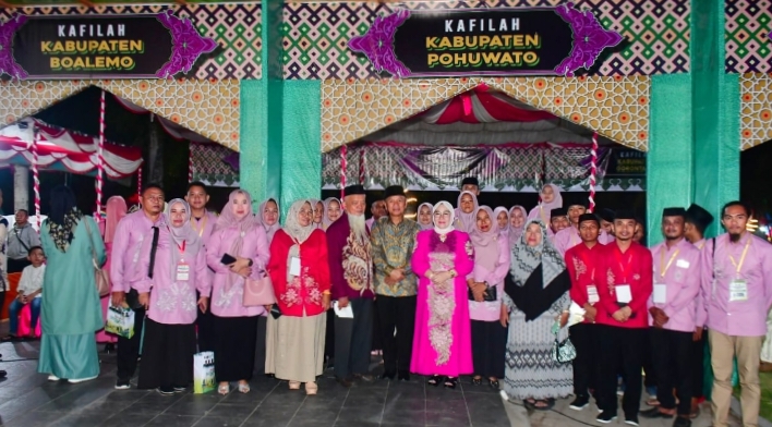 Bupati Saipul Mbuinga Motivasi Kafilah Pohuwato Pada MTQ XI Tingkat Provinsi Gorontalo