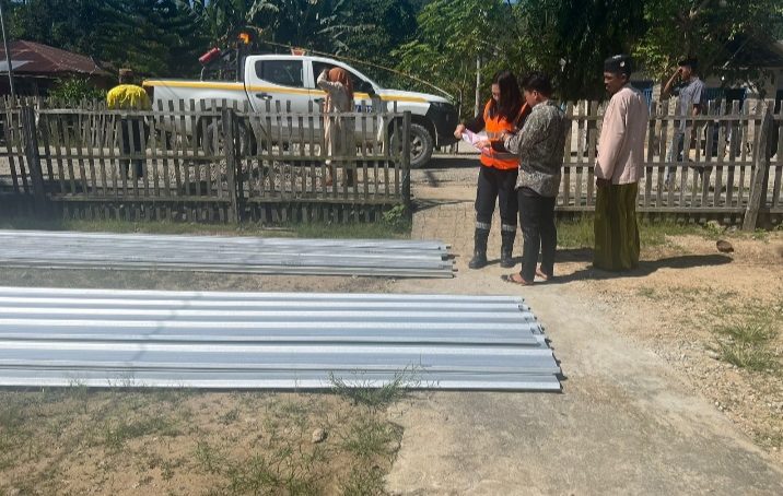 PGP Bantu Material Bangunan Atap Masjid Nurul Iman Dusun Popaya