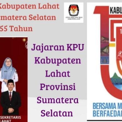 Keluarga Besar KPU Kabupaten Lahat Provinsi Sumatera Selatan   Mengucapkan Selamat Hari Jadi Bumi Seganti Setungguan Ke- 155