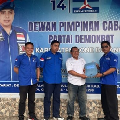 Pilkada Bone Bolango, Ridwan Tohopi daftar ke Demokrat untuk maju Bacalon Bupati
