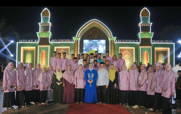 Wabup Suharsih Igirisa Hadiri Penutupan MTQ XI Tingkat Provinsi Gorontalo