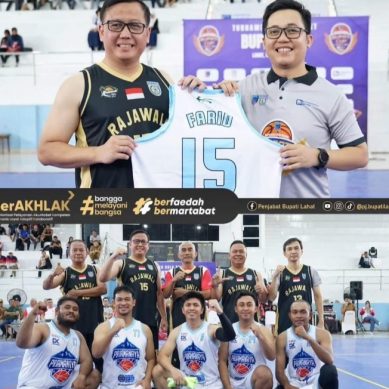 Hut Lahat Ke-155, Pj Bupati Lahat Buka Turnament Bola Basket Tingkat Pelajar Dan Umum