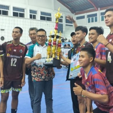 Tim Voli Bukit Asam Jadi Kampiun Bupati Lahat Cup 2024