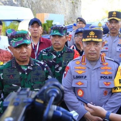 Kapolri dan Panglima TNI Melihat Langsung Kesiapan Venue GWK