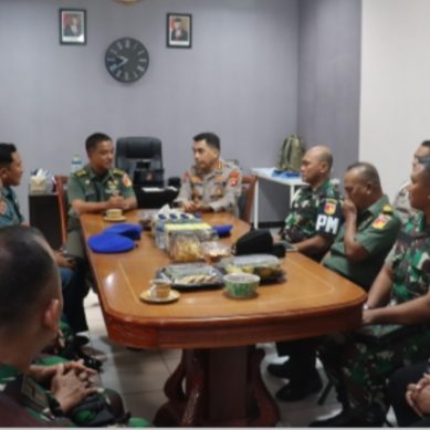 Bidpropam Polda Gorontalo Dan POM TNI, Bangun Sinergitas Dalam Penegakan Hukum