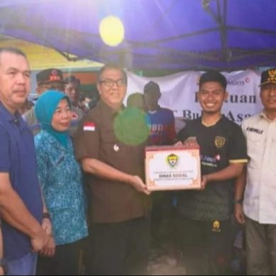 Sungai Enim Meluap, Pj. Bupati Tinjau dan Salurkan Bantuan Untuk Warga Tanjung Enim