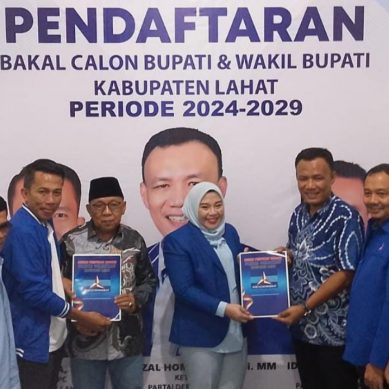 Pasangan Berlian Dapat Sinyal Positif dari DPP Demokrat untuk Pilkada Lahat