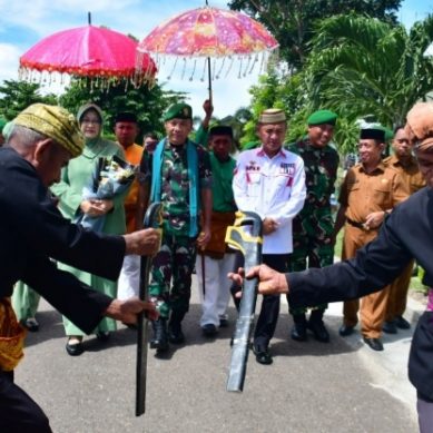 Saipul A. Mbuinga, Sambut Kedatangan Danrem 133 Nani Wartabone,