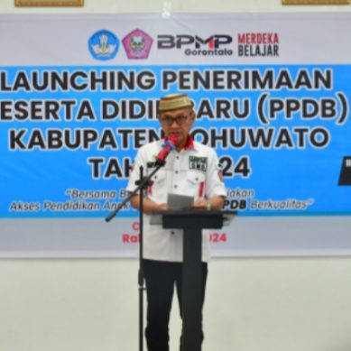 Bupati Pohuwato Saipul Mbuinga Hadiri Louncing PPDB