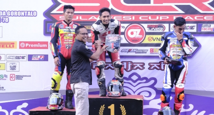 HUT Bhayangkara Ke – 78, Kapolda Gorontalo Resmi Membuka Balap Motor Sulawesi Cup Race 2024 