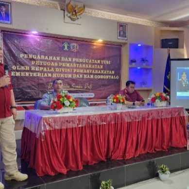Penguatan Tusi Keamanan petugas Lapas Pohuwato, Begini kata Kadivpas