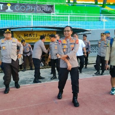 Kapolda Gorontalo Cek Personel Pengamanan Konser Musik Dewa 19