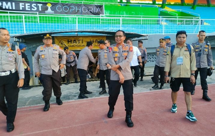 Kapolda Gorontalo Cek Personel Pengamanan Konser Musik Dewa 19