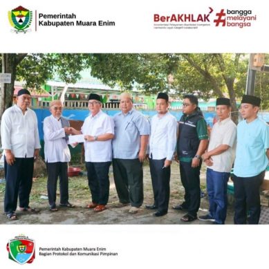 Gerakan Berkurban Serentak Se-Sumsel, Pj. Bupati Salurkan 10 Ekor Sapi 