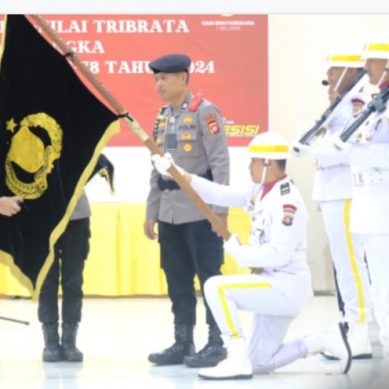 Kapolda Gorontalo Pimpin Upacara Pemuliaan Nilai-Nilai Tribrata 