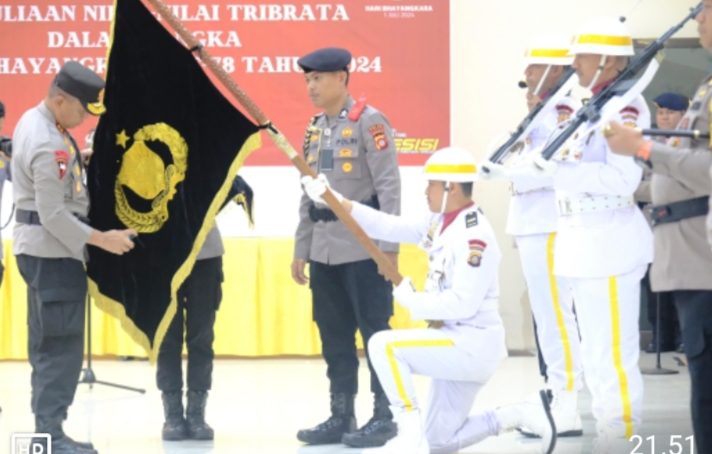 Kapolda Gorontalo Pimpin Upacara Pemuliaan Nilai-Nilai Tribrata 