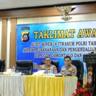Irwasum Polri Buka Taklimat Awal Audit Kinerja T.A. 2024 Polda Gorontalo 