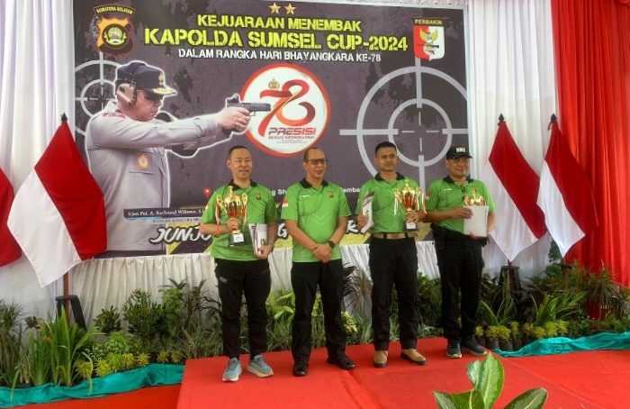 Kapolda Sumsel Irjen A Rachmad Wibowo Buka Lomba Kejuaraan Menembak Hari Bhayangkara Ke 78