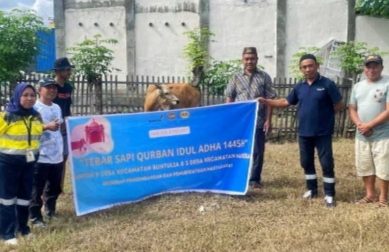Bukti Komitmen, PGP Tebar Hewan Qurban Pada Sejumlah Desa Di Pohuwato 