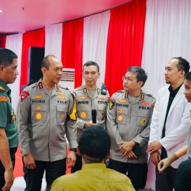 Momen Adi Purnama Berterimakasih Kepada Kapolri dan Kapolda di Bakti Kesehatan Hari Bhayangkara Polda Sumsel