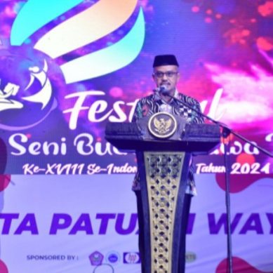 Festival Fesbudjaton  XVIII Tahun 2024 Ditutup Sekda Pohuwato