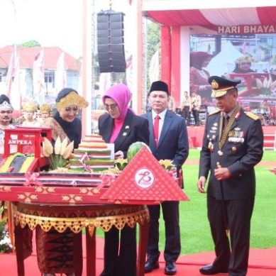 Puncak Hari Bhayangkara Ke 78, Kapolda Sumsel Irjen A Rachmad Wibowo : Jadilah Tauladan Dalam Keseharian dan Tugas.