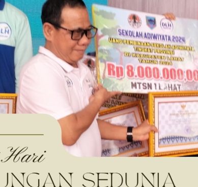 Puncak Perayaan HLHS Tahun 2024, MTS I Lahat Raih Penghargaan Sebagai Calon Sekolah Adiwiyata Tingkat Provinsi (CSAP) tahun 2024