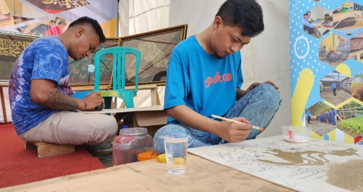 Lapas Pohuwato Tampilkan Lukisan Napi dalam Event PPC