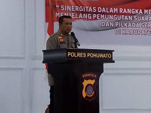 AKBP Winarno: “jika pemilu 2024 sukses dilaksanakan, maka  PSU dan Pilkada serentak 2024,  juga harus sukses digelar”.