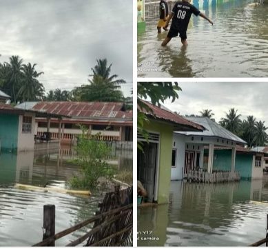 Ketinggian air Mencapai 120 CM, Sejumlah Warga Kelurahan Lekobalo Kota Gorontalo Mulai Mengungsi.