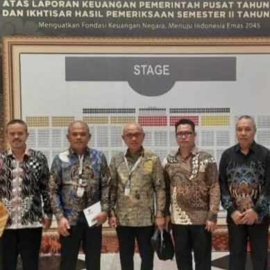 Bupati Pohuwato Hadiri Undangan Penyampaian Hasil Pemeriksaan BPK RI