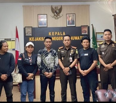 Pertanyakan Dugaan Kasus Korupsi Bendungan Berbandrol 13M, Aktivis Mahmudin Mahmud Sambangi Kejari Marisa