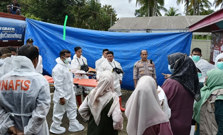Polda Gorontalo Turunkan Tim Kesehatan untuk Evakuasi dan Identifikasi Korban Longsor di Suwawa Timur