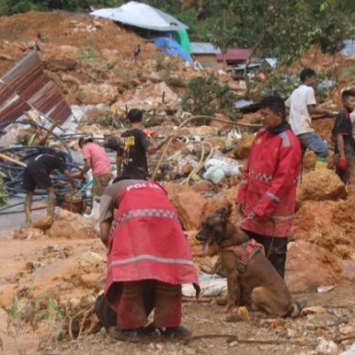 Evakuasi Longsor di Tambang Suwawa, Dit Samapta Polda Gorontalo Turunkan Pasukan Merah